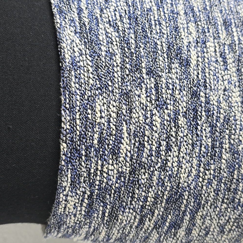 Ann Taylor Tweed Pencil Skirt in Blue, White, and Black Size 14 - Picture 2 of 5